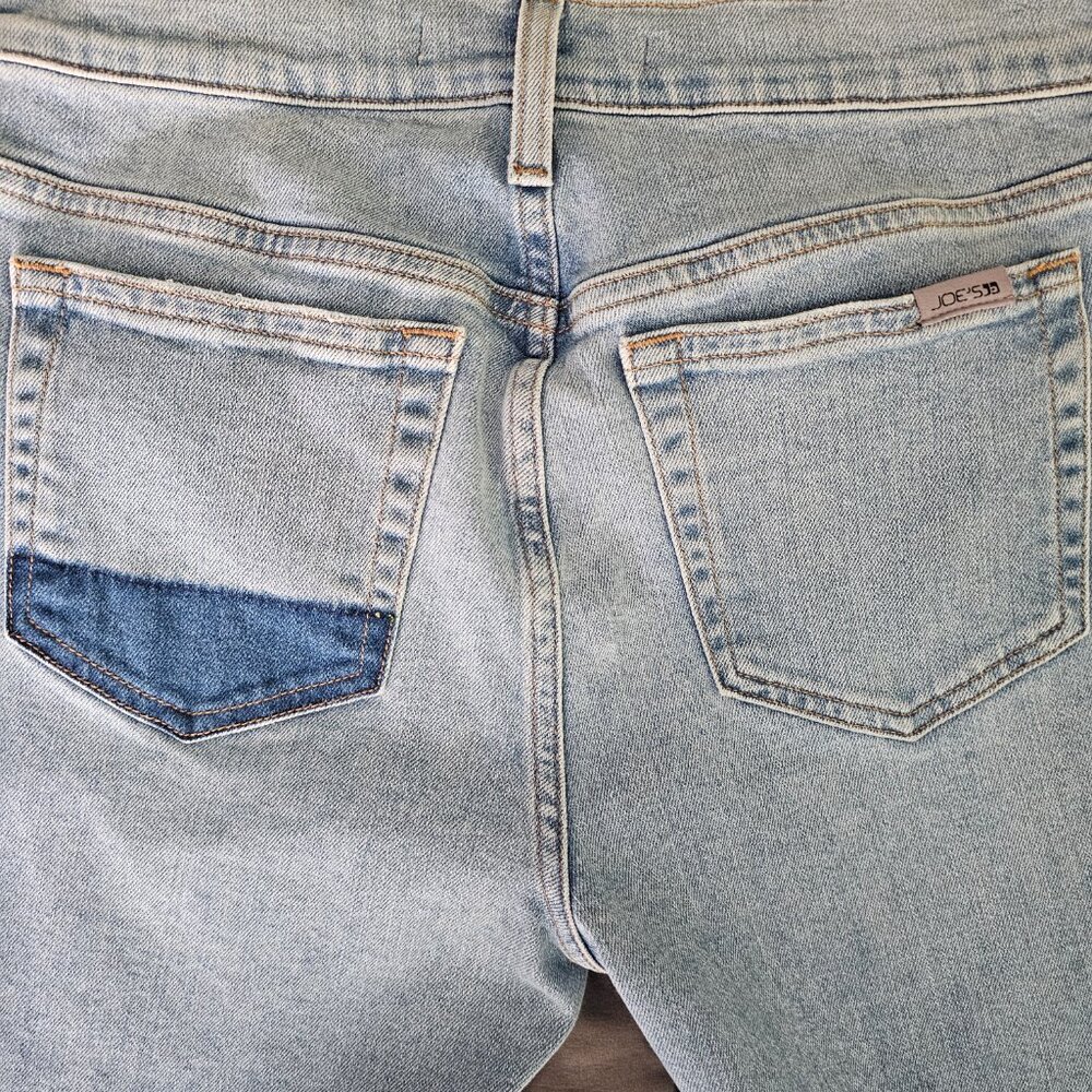 Joes Patchwork Straight Ankle Jeans Size 29 - image 7